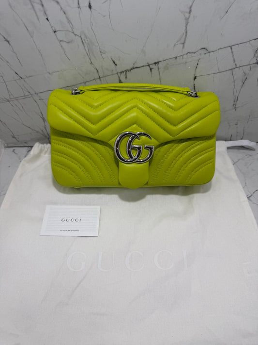 gucci marmont borsa donna colore giallo