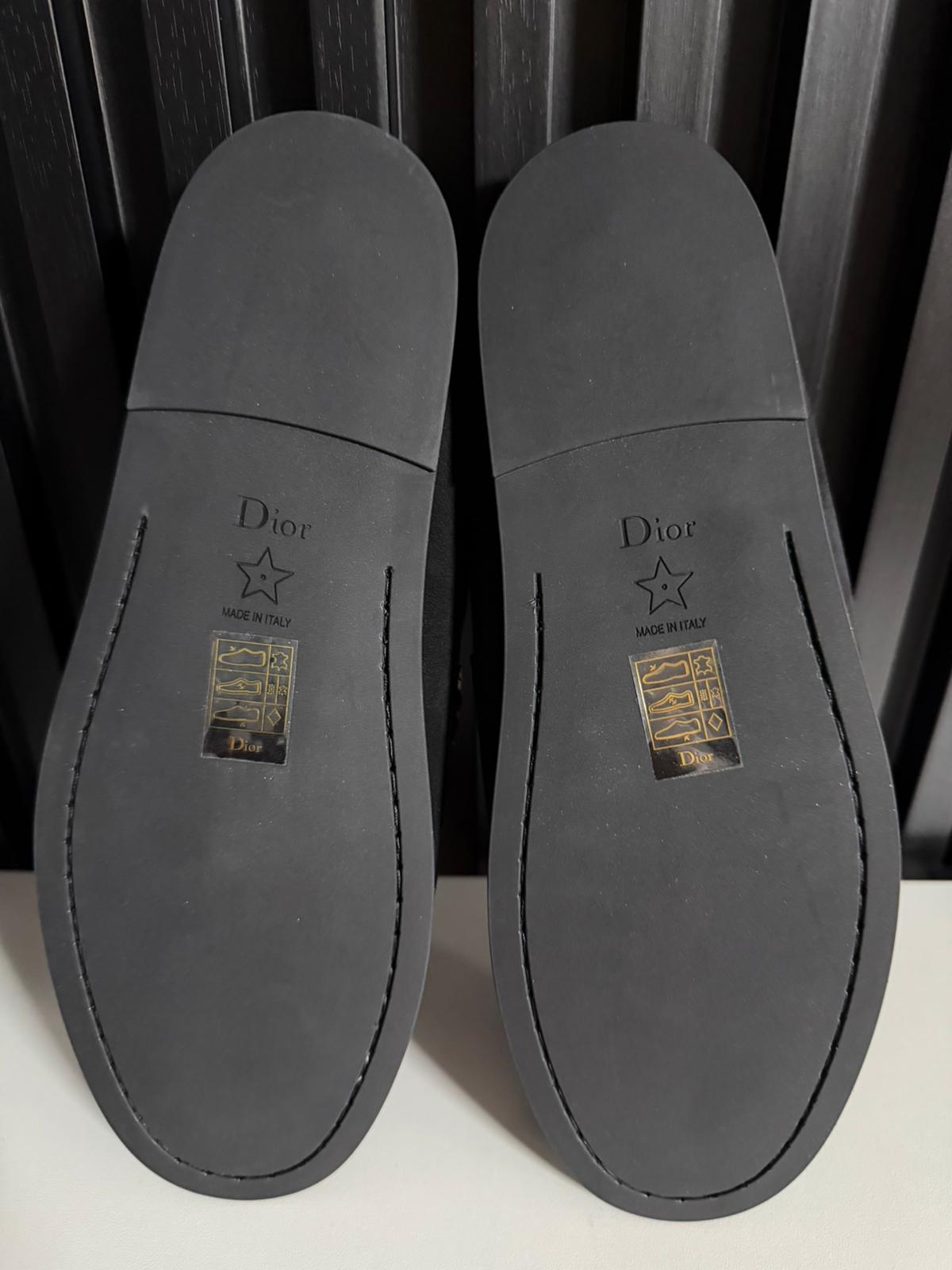 Dior Boy Mule nero Suede Goatskin