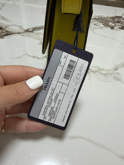 PRADA Borsa a spalla in Saffiano con pattina