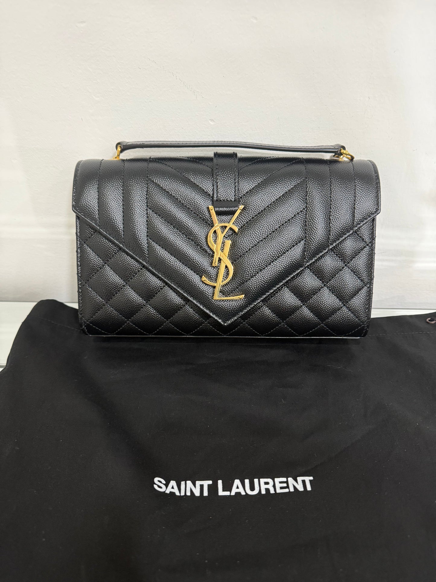 Ysl envelope small black