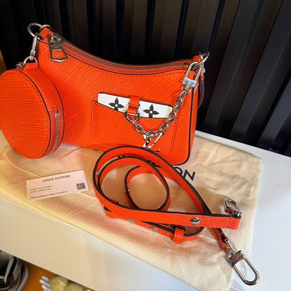 Louis Vuitton borsa marellini epi M22736 arancione