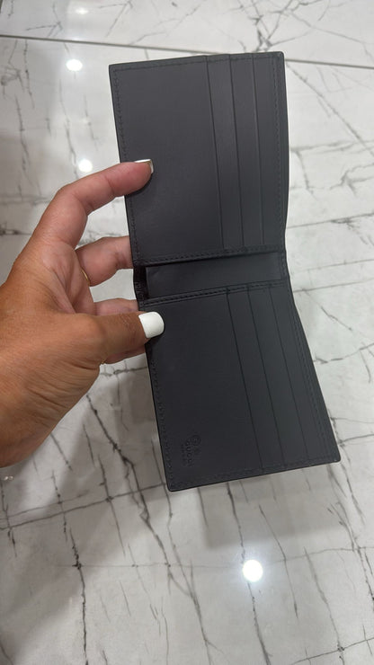 Gg bifold man wallet microguccissima Nero