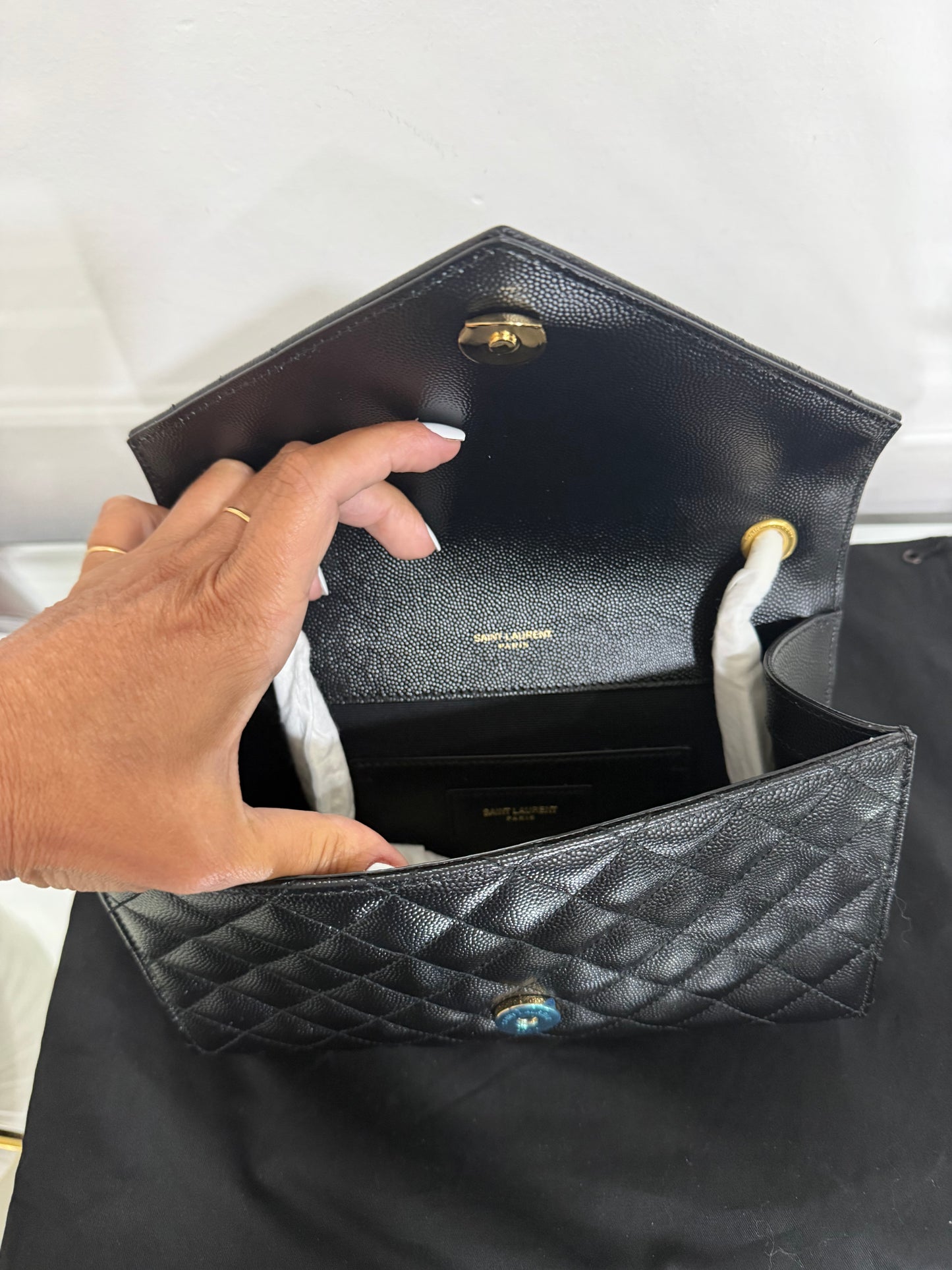 Ysl envelope small black