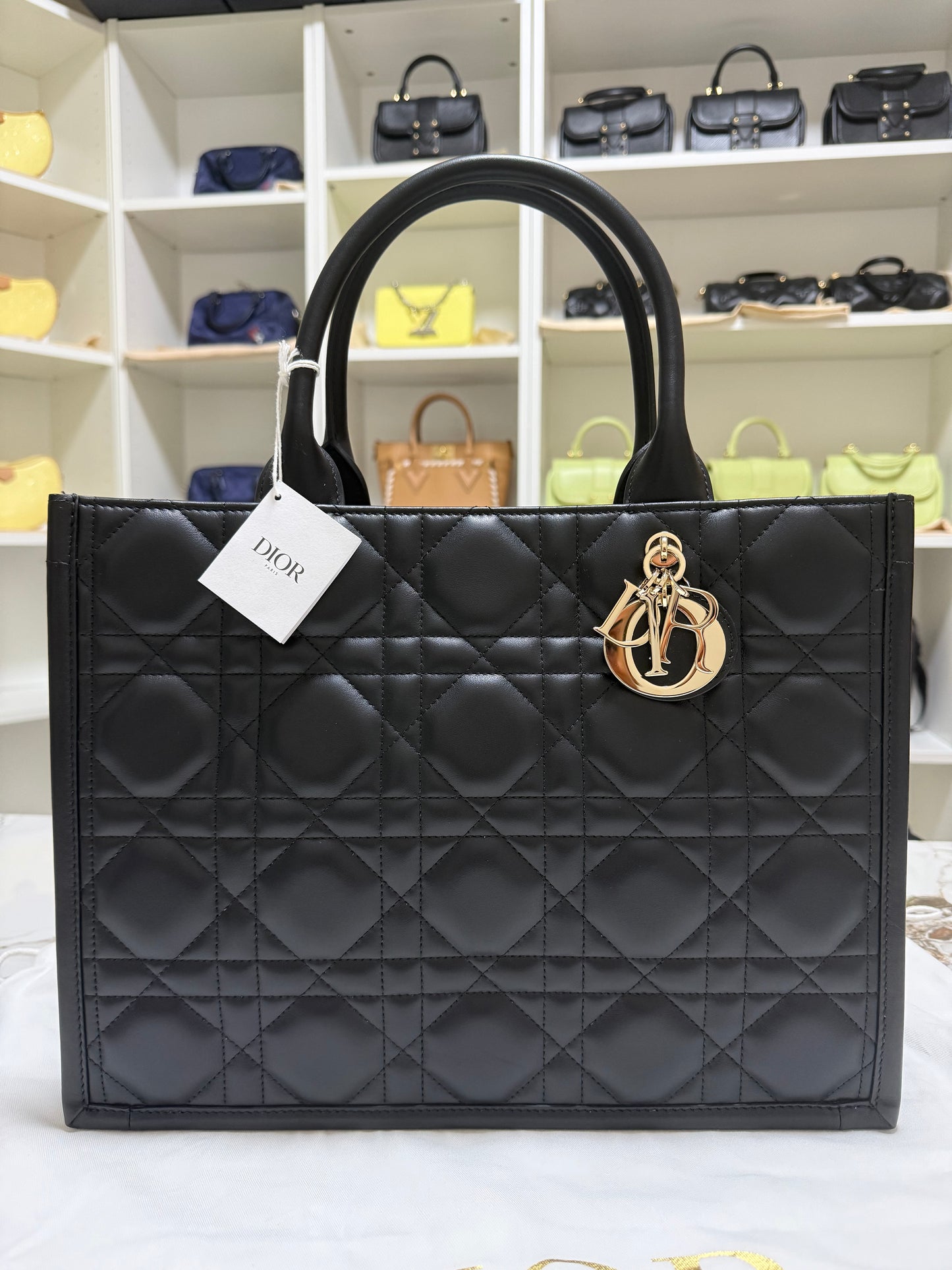 2 pcs tote bags black and blue