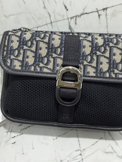 DIOR BORSA TRACOLLA DIOR 8 JACQUARD OBLIQUE