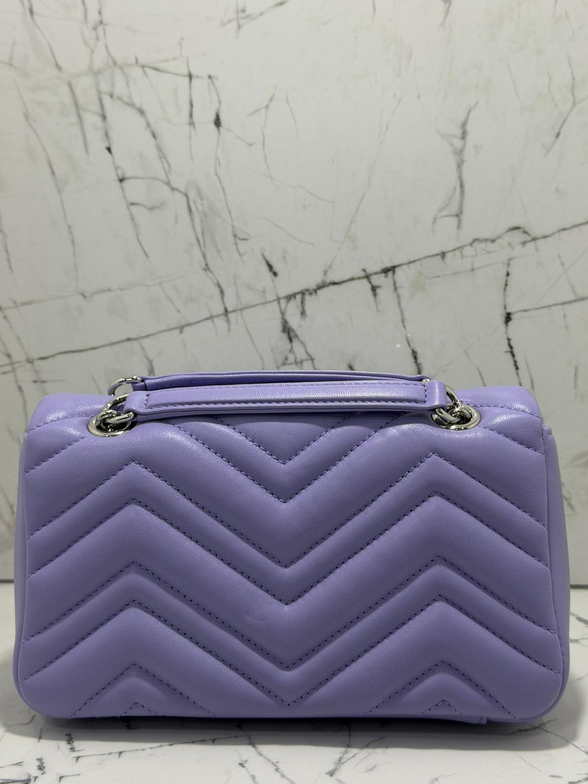 gucci marmont borsa donna colore viola glicine