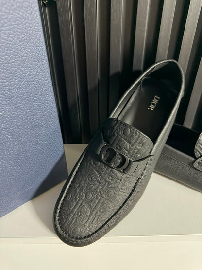 Mocassino Dior Odéon Pelle di vitello granulata e pelle Dior Gravity