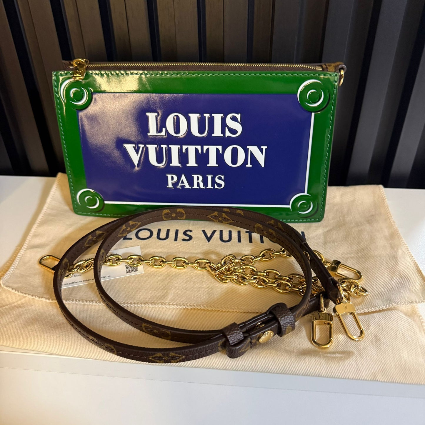 louis vuitton borsa pochette Lexington monogram nv2 ch.monop.b.v M23435