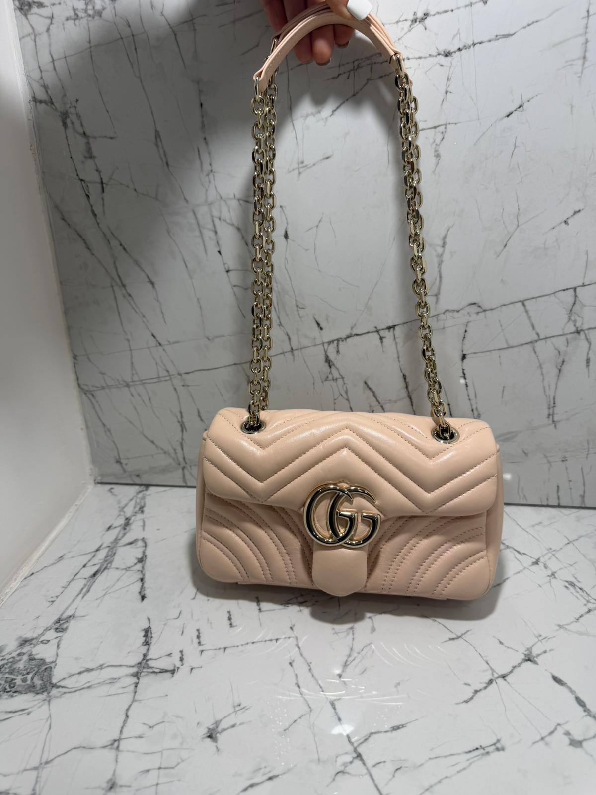 gucci marmont borsa donna colore rosa chiaro
