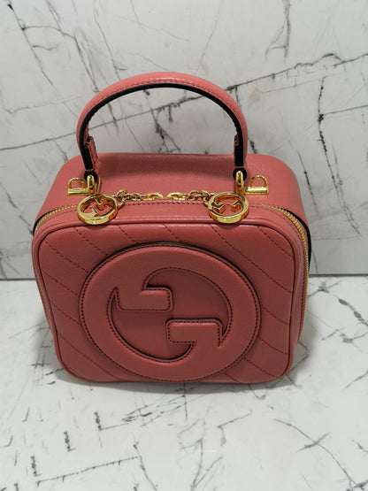 Gucci Blondie borsa donna  leather shoulder bag rosa
