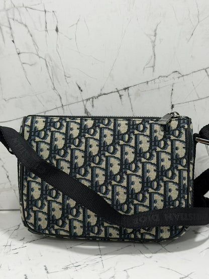 DIOR BORSA TRACOLLA DIOR 8 JACQUARD OBLIQUE
