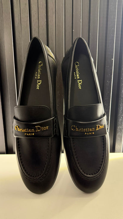 dior loafer Mocassino Dior Boy Pelle di vitello morbida nera Referenza: KDF039VSO_S900