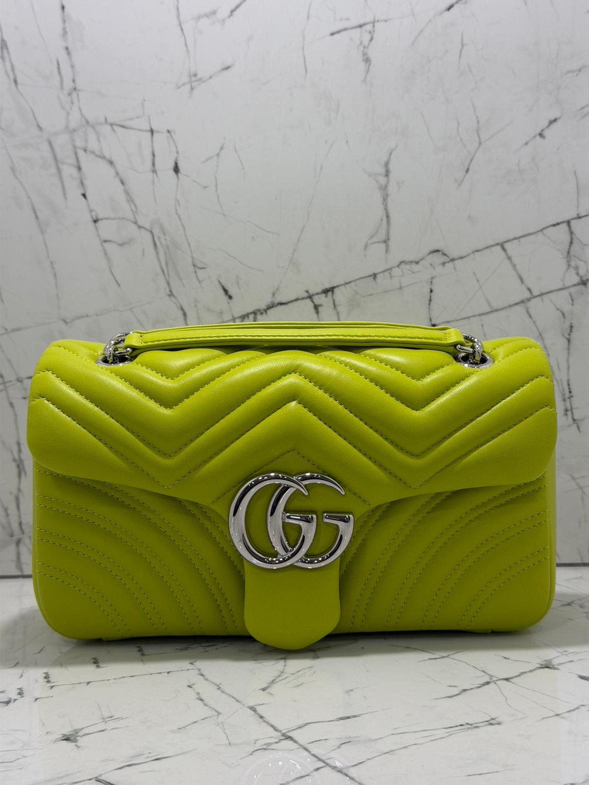 gucci marmont borsa donna colore giallo