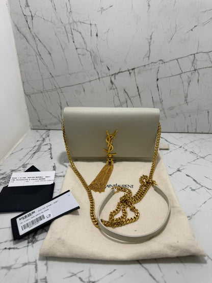 Saint Laurent borsa donna Kate tassel Shoulder wallet on chain