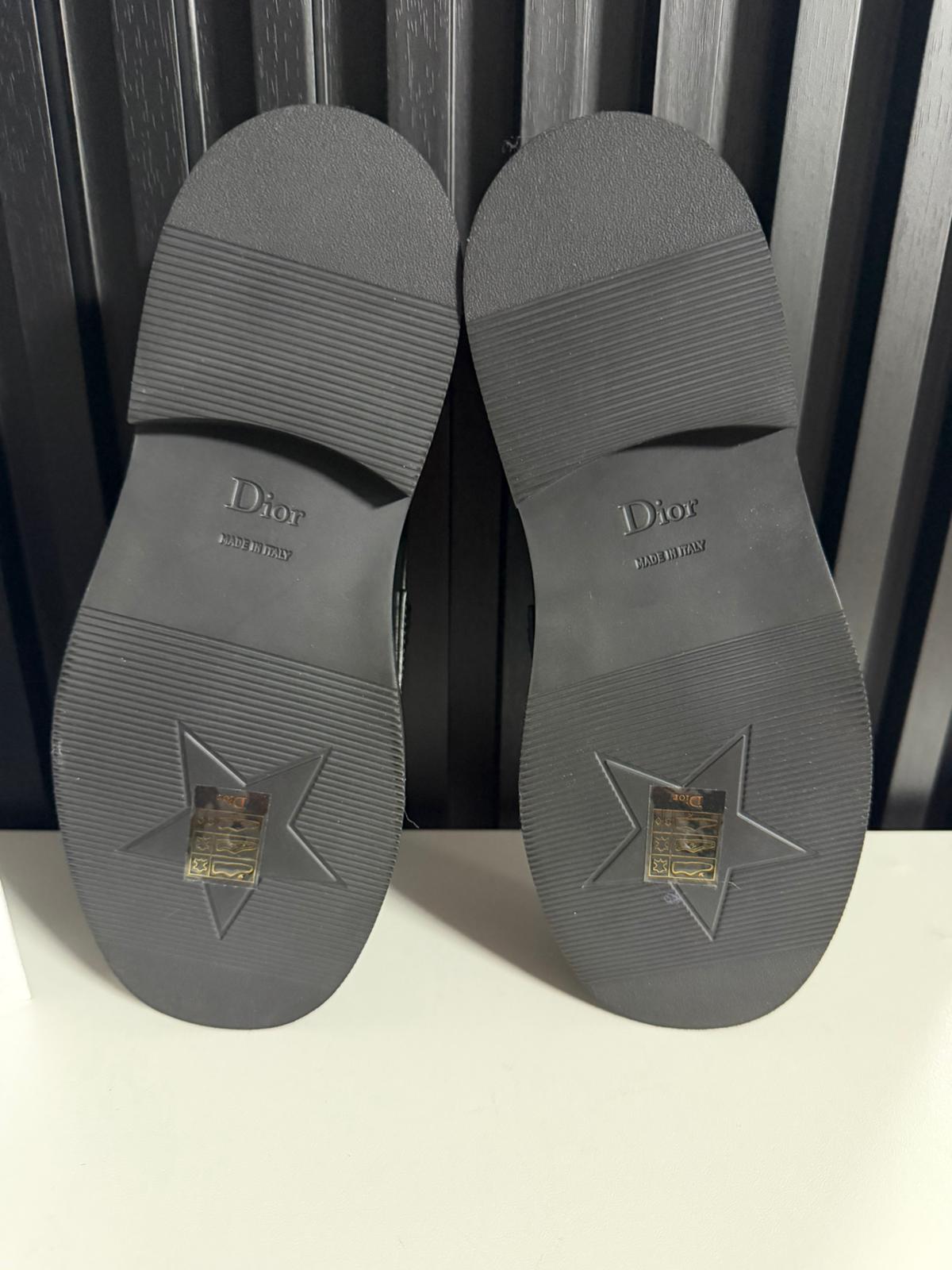 Mocassino Dior Boy Pelle di vitello spazzolata nera