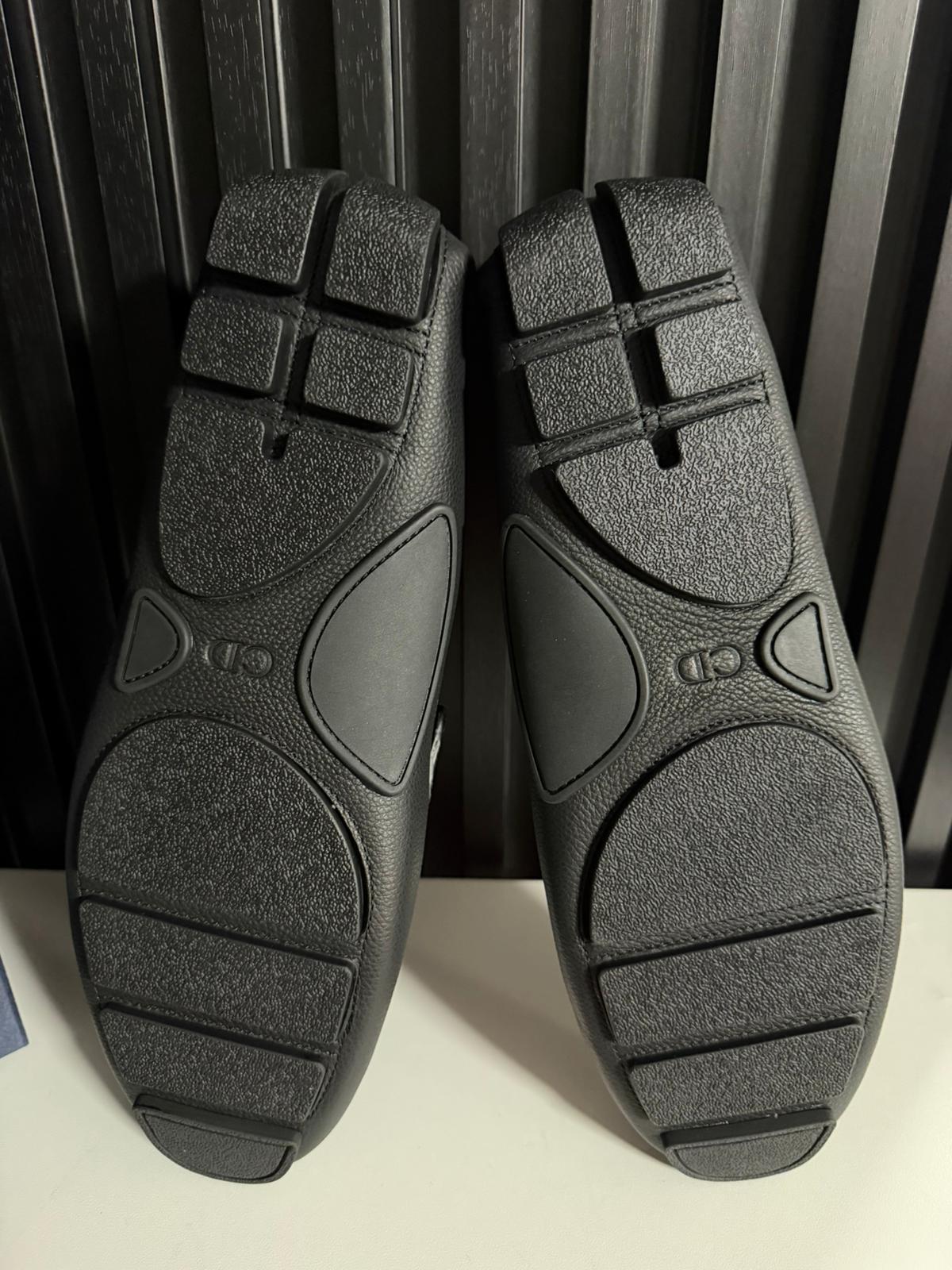 Mocassino Dior Odéon Pelle di vitello granulata e pelle Dior Gravity