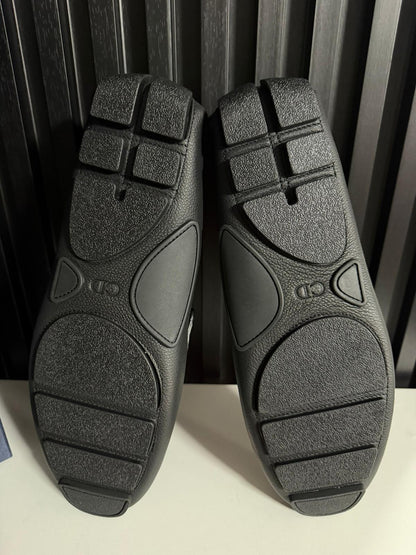 Mocassino Dior Odéon Pelle di vitello granulata e pelle Dior Gravity