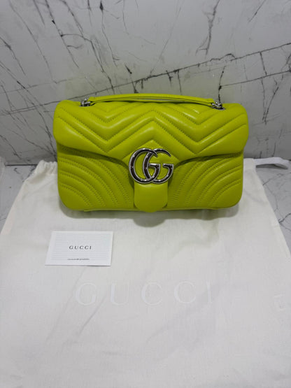 gucci marmont borsa donna colore giallo
