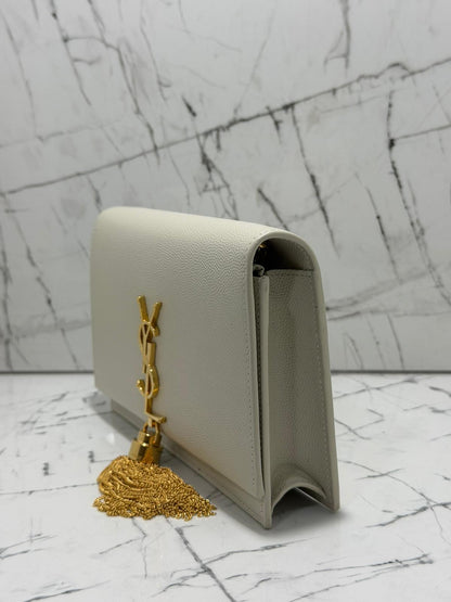 Saint Laurent borsa donna Kate tassel Shoulder wallet on chain