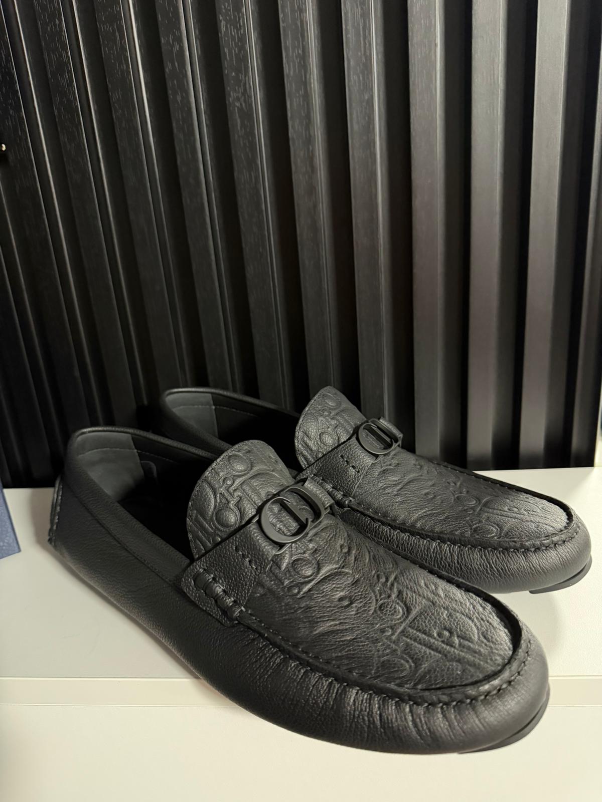 Mocassino Dior Odéon Pelle di vitello granulata e pelle Dior Gravity