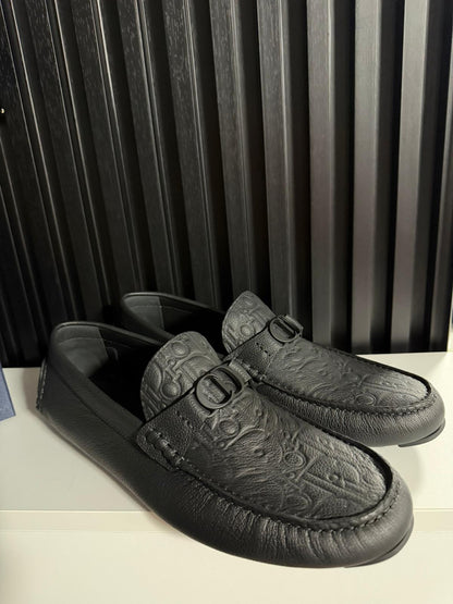 Mocassino Dior Odéon Pelle di vitello granulata e pelle Dior Gravity