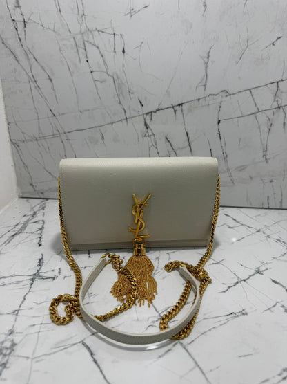 Saint Laurent borsa donna Kate tassel Shoulder wallet on chain