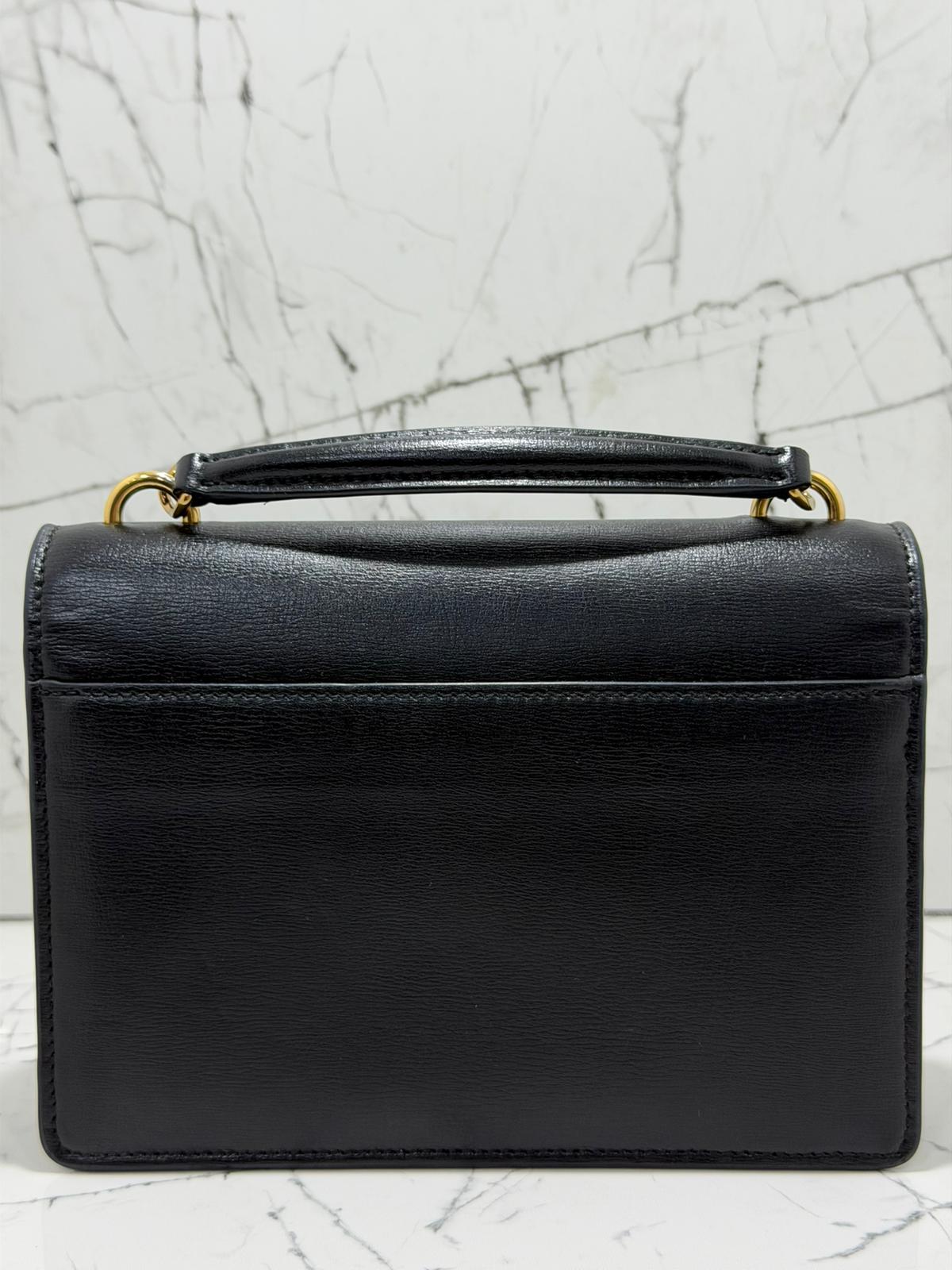 Saint Laurent Sunset borsa donna  Wallet on chain black leather