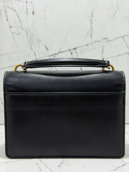 Saint Laurent Sunset borsa donna  Wallet on chain black leather