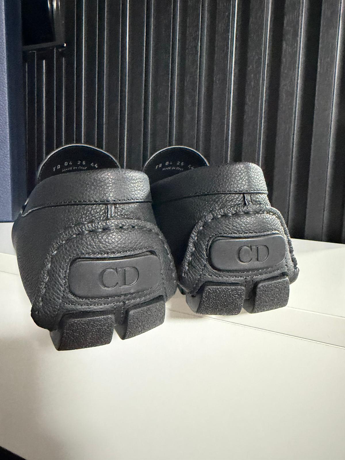 Mocassino Dior Odéon Pelle di vitello granulata e pelle Dior Gravity