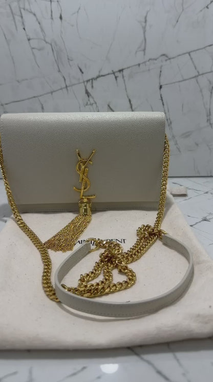 Saint Laurent borsa donna Kate tassel Shoulder wallet on chain