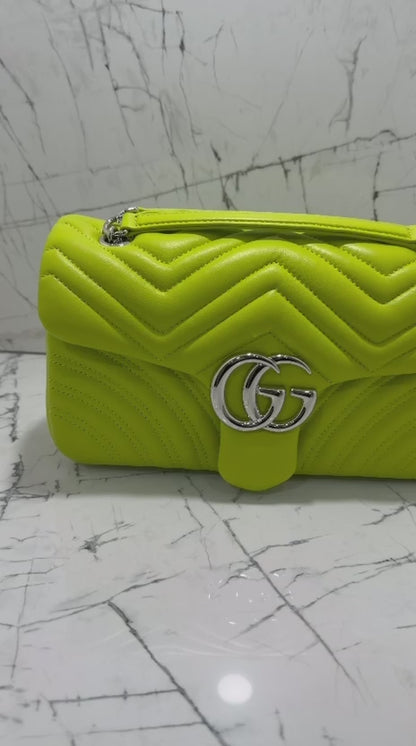 gucci marmont borsa donna colore giallo